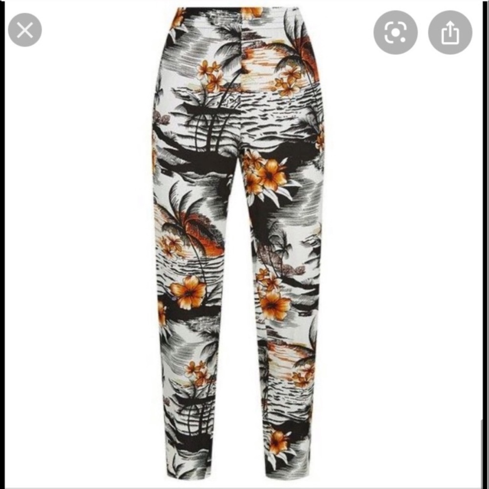 Maje Hawaiian print pant size 3